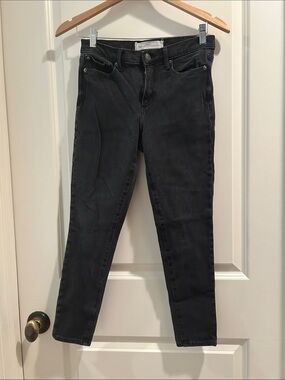 GAP 2016 Women’s True Skinny Ankle Black Denim Jeans stretchy size 6/28R